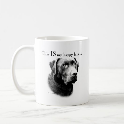 Labrador Happy Face Kaffeetasse (Links)