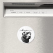 Labrador Happy Face Magnet (In Situ (Geschirrspüler))