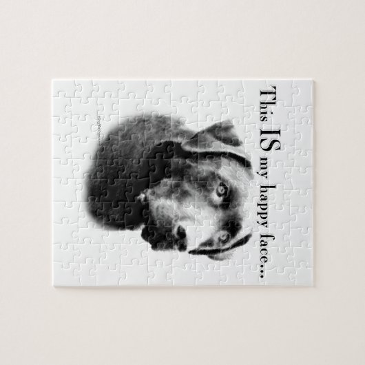 Labrador Happy Face Puzzle (Horizontal)