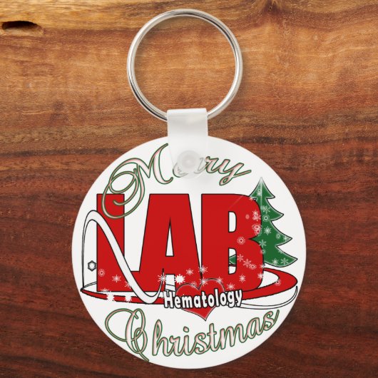 LABRADOR HEMATOLOGIE CHRISTMAS SCHLÜSSELANHÄNGER (Vorderseite)