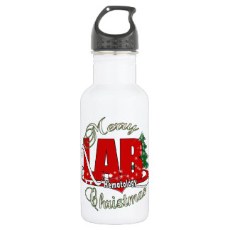 LABRADOR HEMATOLOGIE CHRISTMAS TRINKFLASCHE