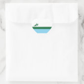 Labrador Herz-Aufkleber (Tasche)