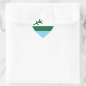Labrador Herz-Aufkleber (Tasche)