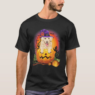 Labrador Hexenkürbis Halloween Hund Lover Kostüm T-Shirt