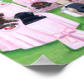 Labrador Hochzeitsempfangskunst Poster (Ecke)