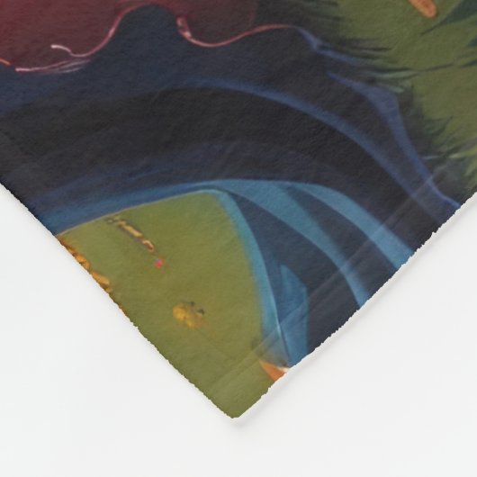 Labrador Hogs Pumpkin Halloween Funny Fleecedecke (Ecke)