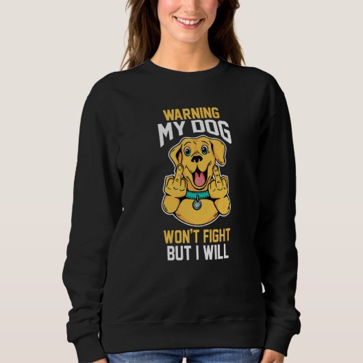 Labrador Hund 1 Sweatshirt (Vorderseite)