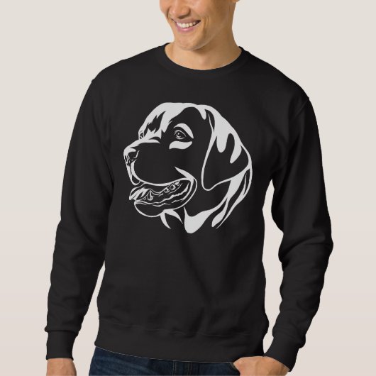 Labrador Hund 88 Sweatshirt (Vorderseite)