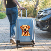 Labrador Hund Charming Illustration Aufkleber (Koffer Insitu)