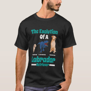 Labrador Hund DIE EVOLUTION EINES LABRADOR RETRIEV T-Shirt
