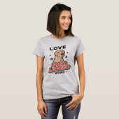 Labrador Hund Funny T-Shirt (Vorne ganz)