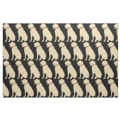 Labrador Hund Goldenes Muster Stoff (Fat Quarter (45,7 x 55,9 cm))