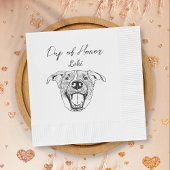 Labrador Hund Handarbeit Zeichnend Hochzeit Serviette