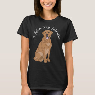 Labrador Hund ich bewundere mein Labrador T-Shirt