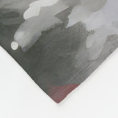 Labrador Hund im Schnee Weihnachten Fleecedecke (Ecke)