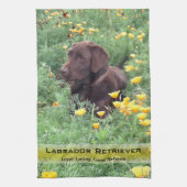 Labrador-Hund in der Handtuch (Vertikal)