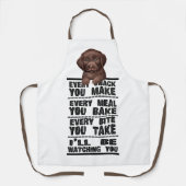 Labrador Hund jeden Snack, den Sie machen Schürze (Vorderseite)