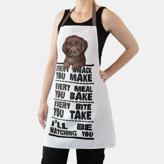 Labrador Hund jeden Snack, den Sie machen Schürze (InSitu)