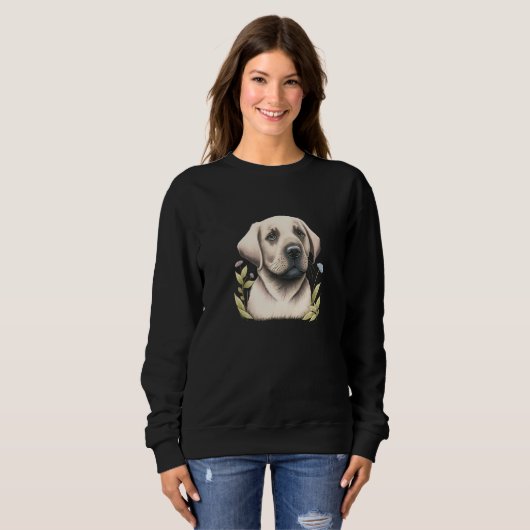 Labrador Hund Labrador Lover Splash Graffiti Art P Sweatshirt (Vorne ganz)