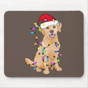 Labrador Hund Light Decke Weihnachtsliebhaber Kost Mousepad