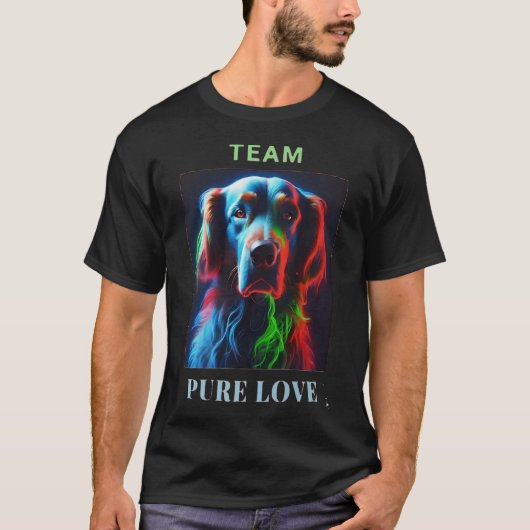 LABRADOR HUND LOVER PURE LIEBE TEAM T-Shirt (Vorderseite)