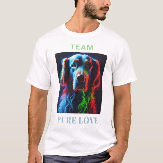 LABRADOR HUND LOVER PURE LIEBE TEAM T-Shirt (Vorderseite)