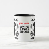 Labrador Hund Mama - Funny Dog Mama Tasse (Zentrum)