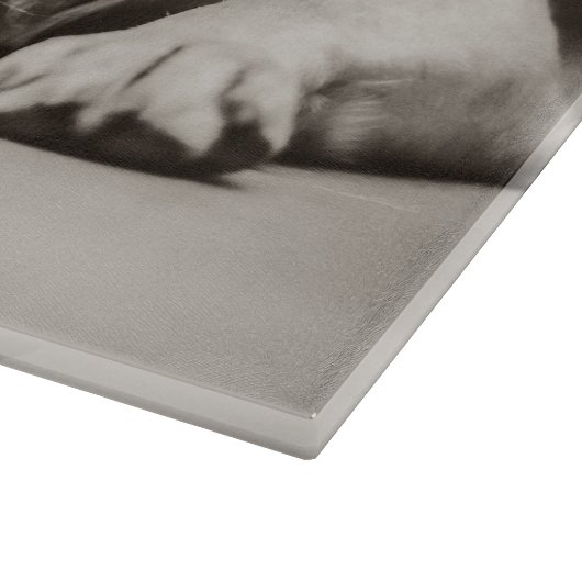 Labrador Hund Miss you Cutting Board Schneidebrett (Ecke)