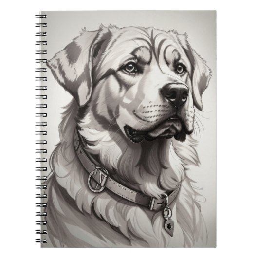 Labrador Hund Notizblock (Vorderseite)