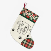 Labrador Hund Personalisiert Weihnachten Kleiner Weihnachtsstrumpf (Vorderansicht (hängend))