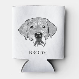 Labrador Hund Personalisiert Zeichnend Hand Dosenkühler