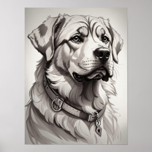Labrador-Hund Poster (Vorne)