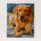 Labrador Hund. Puzzle (Vertikal)