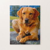 Labrador Hund. Puzzle (Vertikal)
