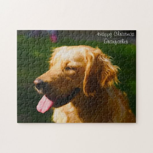 Labrador Hund. Puzzle (Horizontal)