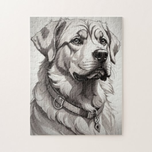 Labrador-Hund Puzzle (Vertikal)