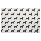 Labrador Hund Schwarz-Weiß-Muster Stoff (Fat Quarter (45,7 x 55,9 cm))