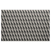 Labrador Hund Schwarzes Muster Stoff (Yard (91,4 cm))