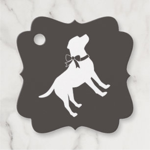 Labrador Hund Thema Babydusche Geschlecht neutral Geschenkanhänger