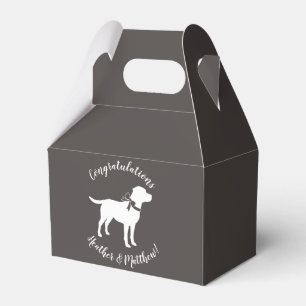 Labrador Hund Thema Babydusche Geschlecht neutral Geschenkschachtel