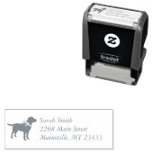 Labrador Hund Thema Babydusche Geschlecht neutral Permastempel (Beispiel)