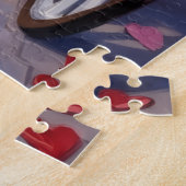 Labrador-Hund Valentinstag Puzzle (Seite)