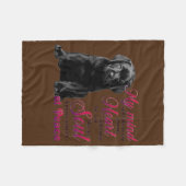 Labrador Hund Vater Hund Mama Gedenkmal Hund Lover Fleecedecke (Vorderseite (Horizontal))