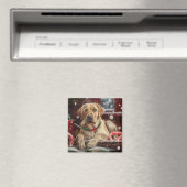 Labrador Hund Weihnachtsfest Magnet (In Situ (Geschirrspüler))
