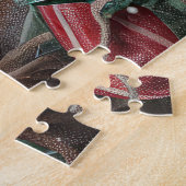 Labrador Hund Weihnachtsfest Puzzle (Seite)