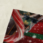 Labrador Hund Weihnachtsfest Strandtuch (Beispiel)