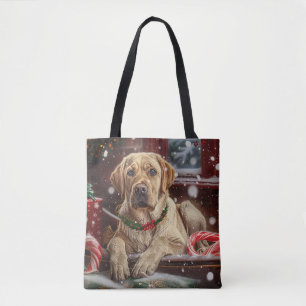 Labrador Hund Weihnachtsfest Tasche
