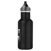 Labrador Hundanatomie Edelstahlflasche (Rechts)