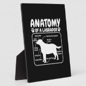 Labrador Hundanatomie Fotoplatte (Seite)