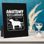 Labrador Hundanatomie Fotoplatte (Seite)